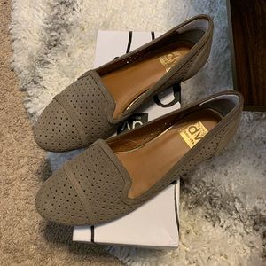 Taupe dolce vita loafers